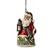 Enesco Jim Shore Heartwood Creek Santa with Lantern Mini Ornament, 3.5