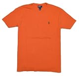 Polo Ralph Lauren Men Pony Logo T-Shirt (S, Orange)