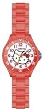 Hello Kitty - 4400601 - Montre Enfants - Quartz Analogique - Bracelet en Résine - Rouge