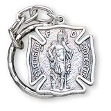 Pewter St Florian Key Chain