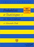 Probabilités et statistiques: Voie économique