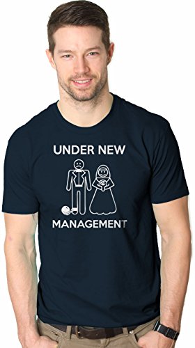 Under New Management T-Shirt Funny Married Couple Marriage Tee