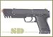 Airsoft UHC Spring PISTOL HEAVY WEIGHT HOP-UP UA 956BH