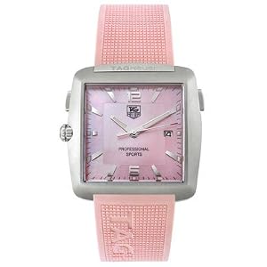 TAG Heuer Women's WAE1114.FT6011 Tiger Woods Professional Rubber Sports Watch