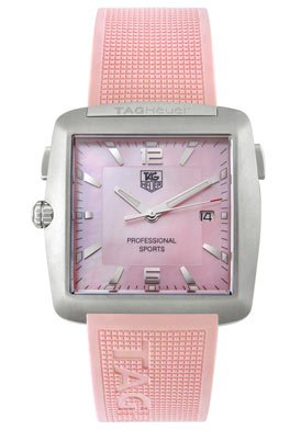 TAG Heuer Women's WAE1114.FT6011 Tiger Woods Professional Rubber Sports Watch