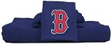 Boston Red Sox Three Piece Embroidered Bath Towel Set