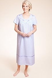 Embroidered Floral Spot Nightdress