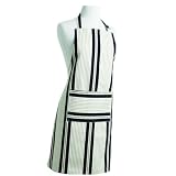 Basic Style Apron - Cottage Stripes Black