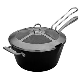 MIU Hard Anodized Aluminum 6-Quart Stovetop Deep Fryer