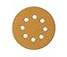 Mestool 5-Inch 8-Hole Hook and Loop Sanding Discs, Orbital Sander Sandpaper Discs, 100 Pieces Round Sandpaper Set, 80 Grit