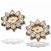 14K Yellow Gold Diamond Earring Jacket 0.652 CT