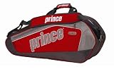 Prince EXO3 6-Pack Tennis Bag, Grey/Red/Silver