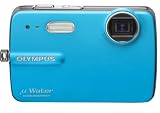 Olympus Mju-550WP Digitalkamera (10 Megapixel, 3-fach opt. Zoom, 6,4 cm (2,5 Zoll) Display, 3m wasserdicht) blau - 