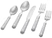 Ginkgo Le Prix White 20-Piece Flatware Set, Service for 4