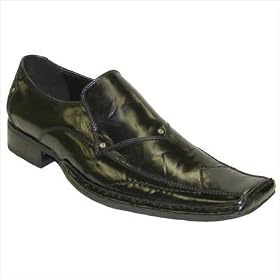 Giorgio Brutini 172071 Slip on with Center Gore in Black by Giorgio Brutini