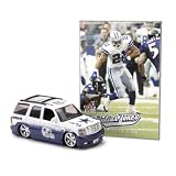 Dallas Cowboys 2005 NFL Limited Edition Die-Cast 1:64 Cadillac Escalade with Julius Jones Card