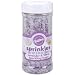 Gourmet Food : SUGAR SPRINKLES 8.25 OUNCES-LAVENDER & WHITE