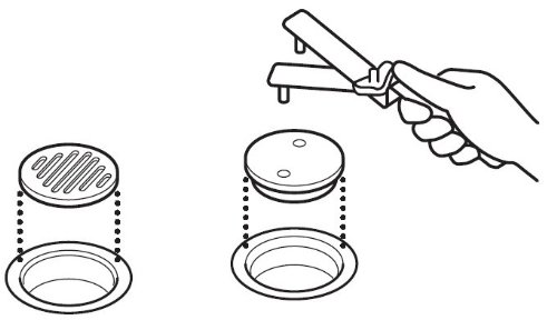 三栄水栓 【扫除口のフタ开闭用のレンチ】 扫