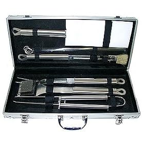 12 Pcs Stainless Steel BBQ Set from Barbecue Tools