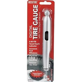 Measurement Specialties Digital Tire Gauge with Tread Depth, Model# MS-4800B