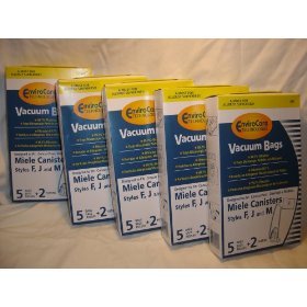 Miele F/J/M Intensive Clean Plus Bags - Case Lot of 5 Boxes (25 bags + 10 filters)
