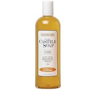 Shadow Lake Castile Soap Liquid, Vanilla Almond, 16-Ounce Bottles (Pack of 6) ( Value Bulk Multi-pack)