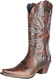 Ariat Women's Heritage Western X Toe Fashion Boot, Sassy Brown, 7 B US