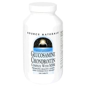 Source Naturals Glucosamine Chondroitin, Complex with MSM, Tablets, 240 tablets