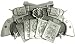 Mens "Deck of Cards" Gun Metal Belt Buckle