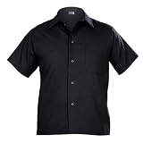 Chef Works KCBL-BLK Black Utility Cook Shirt, Size 2XL by 