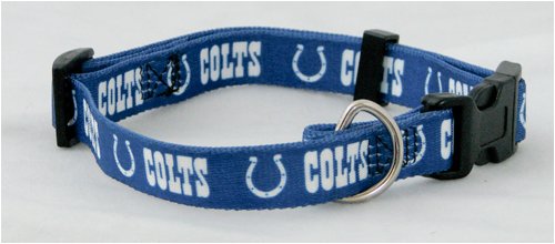 New! Large Indianapolis Colts Dog Collar