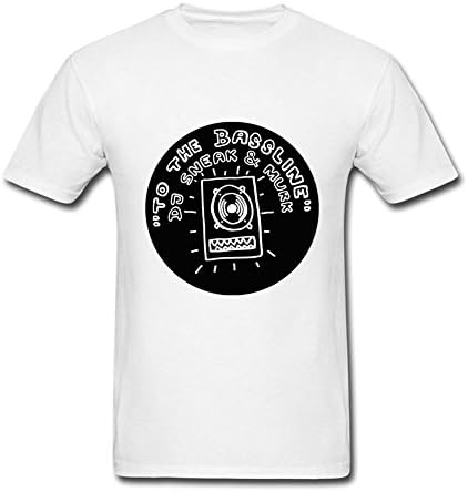 Kuiiaee Men's DJ Sneak Murk TheBassline T Shirt White XL