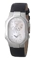 Philip Stein Teslar Womens Black Ostrich Strap Mother of Pearl Dial Dual Time Watch 1-F-FSMOP-OB