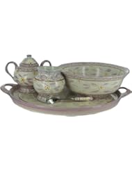 Temptations 5 pc Old World Dinnerware Complete Set