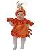 Mullins Square Crab Baby Costume, Orange - 6-18 Months