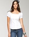 Cotton Neat Pleat Top