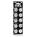 GloFX CR2032 Battery? Lithium Button Coin Cell Batteries - 3V 3 Volt - Remote Watch Jewelry led Key fab Replacement 2032 CR Pack Set Bulk (10 Pack)