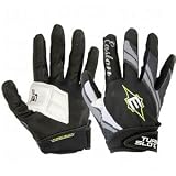 Easton Turboslot II Fastpitch Batting Gloves, Black, X-Large