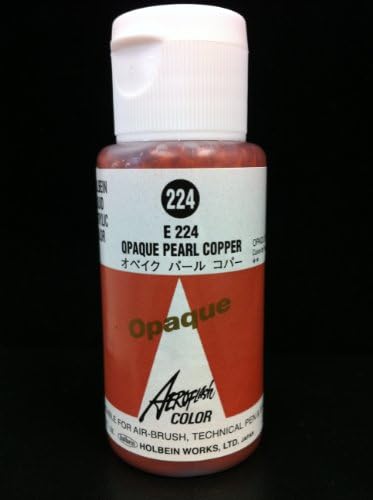 Aeroflash Color (Opaque Pearl Copper E-224) 1 Bottle of 35ml From Holbein Japan