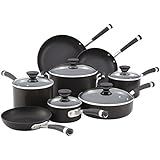 Circulon 83465 Acclaim 13-Piece Cookware Set, Black