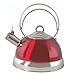 Gibson Mr Coffee Hartville 1.8-Liter Whistling Tea Kettle, Red