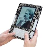 TrendyDigital MaxGuard Plus Kindle Cover (fits Kindle Wireless Reading Device 6" Display, Second Generation), with Embedded Corner Closure, Laminated Canvas, Black
