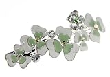 Green Flower Epi Hair Barrette