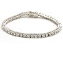 4.5 Carat Sterling Silver CZ Tennis Bracelet