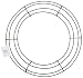 Panacea Wire Wreath Frame (12 Inch) - Green