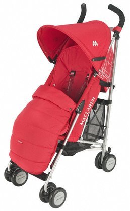 Maclaren Universal Packaway Footmuff, Scarlet