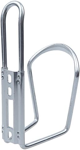 Light & Durable Bike Bicycle Water Bottle Holder Cage Made of Aluminium MTB/Road/BMX Great for Cycling (silver)