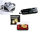 Gemology Students Digital Carat Scale with Electronic Diamond Tester and PuriTEST 30-X Magnifying Glass Loupe with Case