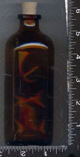 1 , , Amber Bottle, with , , 1 , , Cork, Glass Bottle,+21A2.2+