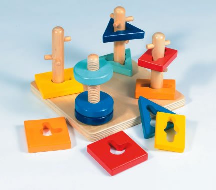 Childrens Toyshop  Toys : Puzzle Pegs & Rotating Rings